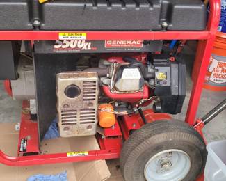 Generac 5500XL generator has been started  and in great running condition