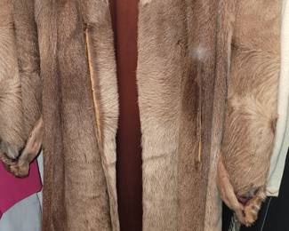 Vtg pony fur coat