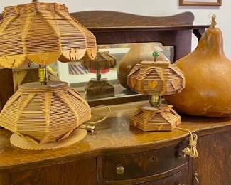Tramp Art Lamps