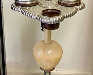 Smoking Table adn lamp