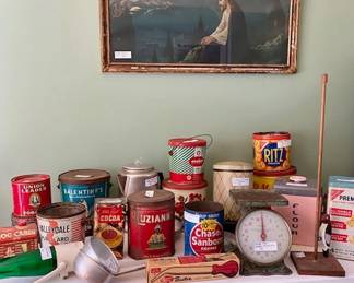 VIntage Cans and Tins