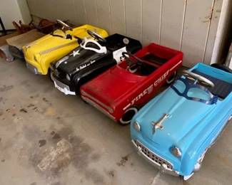 Misc. pedal cars