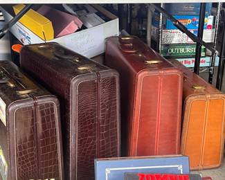 vintage Samsonite luggage