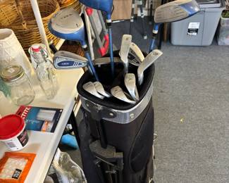 Imagine. A set of golf clubs here in The Villages.