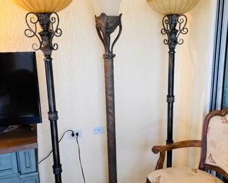 Three lamps in one corner? Just get brighter bulbs.