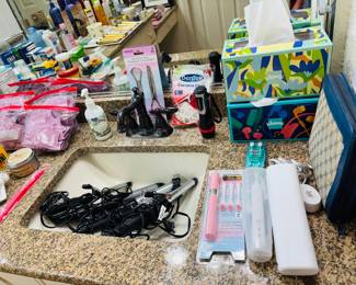 Ever think about storing electric hair dryers in the sink? If so, we can expect to see you on Dateline.