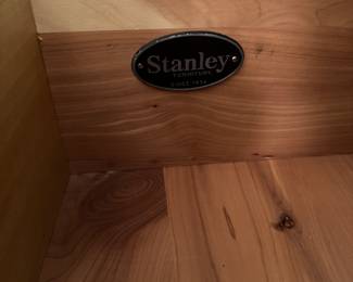 Stanley Furniture 9-Drawer Chest of Drawers in Mahogany Finish. Measures 65" W x 22" D x 44" H. Photo 3 of 3.