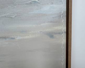Beach Still Life. Measures 54" W x 41" H. Signed By Artist. Photo 2 of 2.