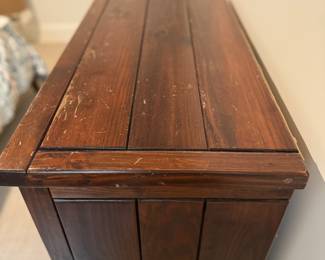 Mid-Century Style 5-Drawer Chest of Drawers. Would Be Amazing Custom Painted! Ask Us For Resources. Measures 34" W x 16" D x 45" H. Photo 2 of 3.