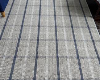 Lewis Home Plaid Rug. Measures 15' 6" x 12' 4". Photo 1 of 2.