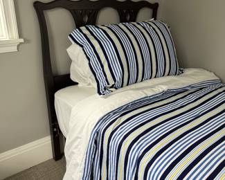 Pair of Twin Head Boards, Mattresses and Bedding. Foot Boards Available, Too. Photo 1 of 2.