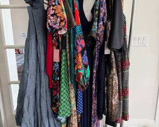 Sample of Men & Women's Clothing. Jean Sizes 30, 31 & 32. Women's Sizes S, M & L. Photo 2 of 2.