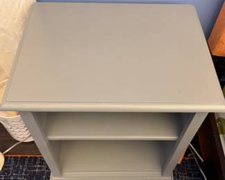Pair of Light Grey Pottery Barn Kids Bedside Tables. Each Measures 20" W x 15" D x 26" H. Photo 2 of 2.