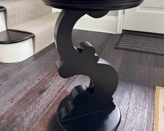 Sculptural Martini / Accent Table. Measures 14" D x 24" H. Photo 1 of 2.