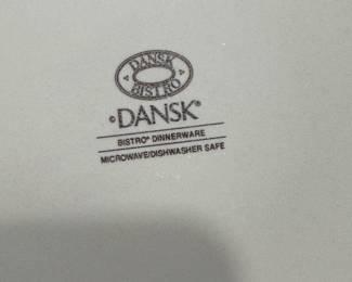 67-Piece Dansk Bistro Dinnerware: Set of 12 Dinner Plates, Set of 11 Salad Plates, Set of 8 Pasta Bowls, Set of 11 Cereal Bowls, Set of 11 Dessert Plates, Serving Bowl, Set of 11 Mugs & Salt & Pepper Shaker. Photo 3 of 5.