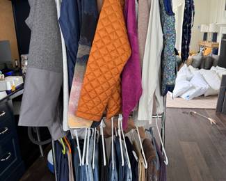 Sample of Men & Women's Clothing. Jean Sizes 30, 31 & 32. Women's Sizes S, M & L. Photo 1 of 2.
