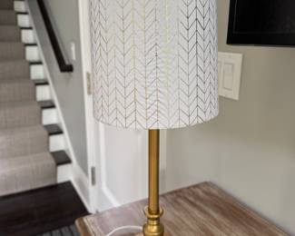 Pair of Brass Table Lamps.