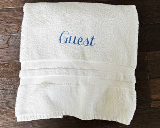 "Guest" Beach Towels & Linens. Photo 1 of 2.