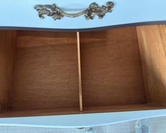 Custom-Painted Two-Toned Vintage Dresser. Measures 60" W x 22" D x 35" H. Photo 4 of 4.