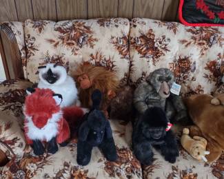 Hundreds of stuffed animals