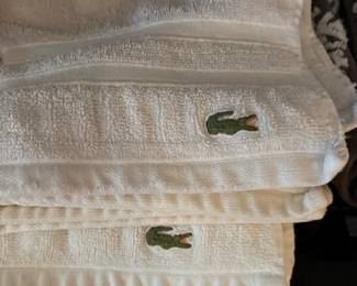 Lacoste hand towels