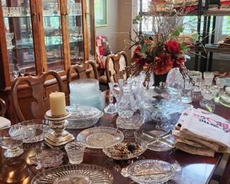 dining room with 8 chairs