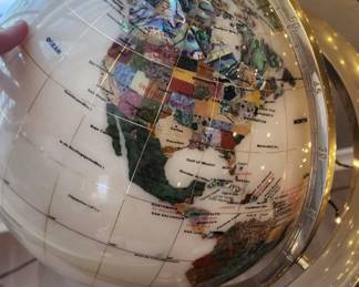 Gemstone globe