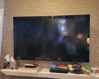 2 large tvs
