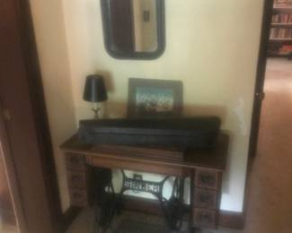 Old sewing machine and antique Violin!