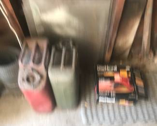 Old gas cans!