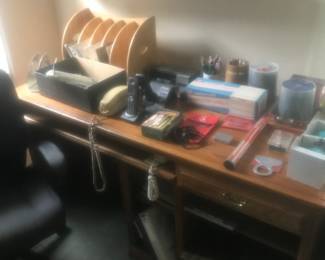 Office desk and supplies!