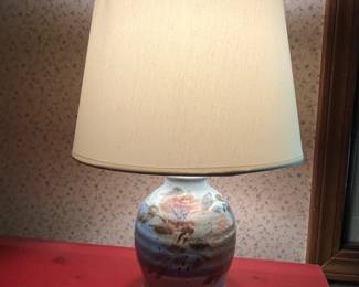 Pottery table lamp