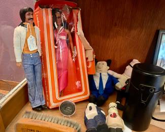 Sonny and Cher dolls