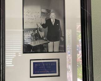 WC fields signed