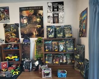 Vintage sealed toys and opened