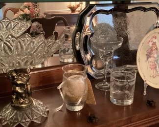 Variety Cut Glass Pieces