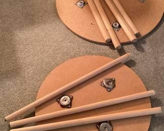 Round Table Set of 2 Unassembled