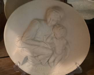 Decorative Plate Mother and Child