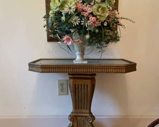 Pedestal Console Table