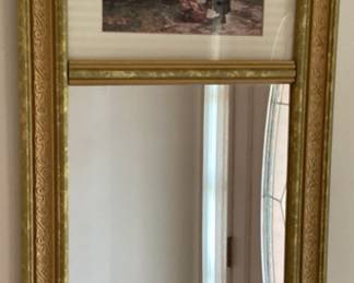 Mirror Gold Double Section Picture Frame