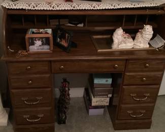 Secretary Desk with 6 Drawers