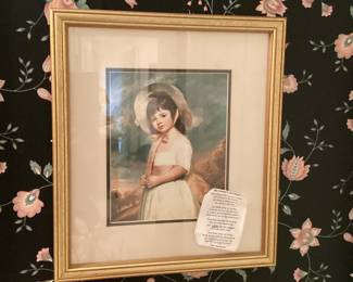 Painting Lady Wearing a Hat