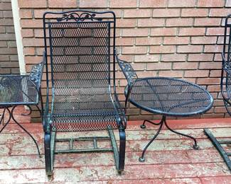 Wrought Iron Chairs and tables