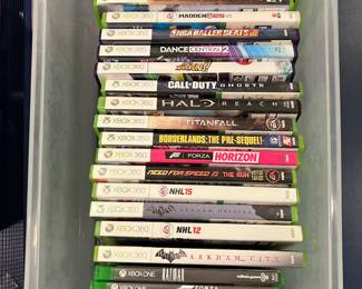 Assorted Xbox games