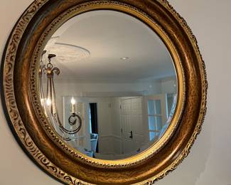 Ornate Round Mirror
