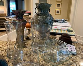 Assorted vases