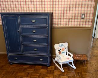 Lewis of London Blue Distressed Dresser