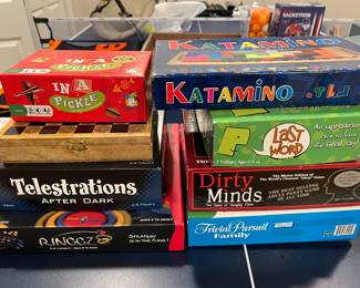 Assorted boardgames