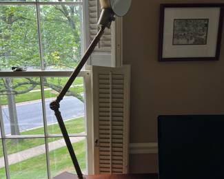 Adjustable Brass Desk Lamp