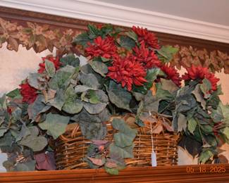 Silk flower arrangements